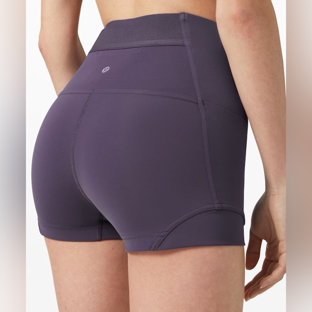 Like new lululemon Rogue Renegade HR Short 2.5" purple - Picture 2 of 7